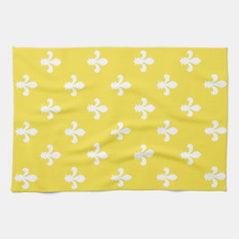 Boter Yellow Southern Cottage Fleur de Lys Theedoek