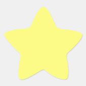 Boter Yellow Ster Sticker (Voorkant)