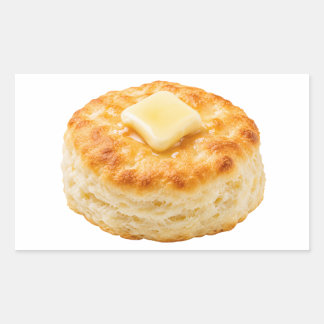 Boterbiscuitjes met Boter Rechthoekige Sticker