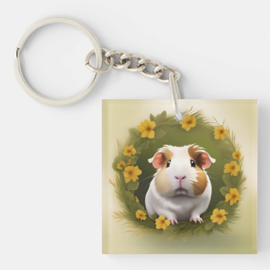 Boterbloem Cavia, Sleutelhanger (voorkant)