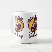 Boterbloem opzadelen koffiemok (Voorkant links)