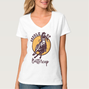 Boterbloem opzadelen t-shirt