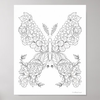 Boterbloemen #10 Gedetailleerde Kleurstelling Poster