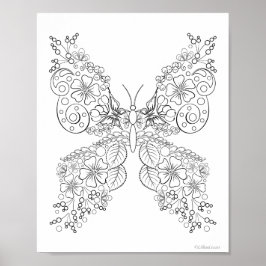 Boterbloemen #8 kleurposter poster