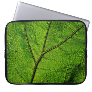 Boterbur leaf leaf aderen groen laptop sleeve
