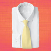 Botercrème Solid Color Stropdas