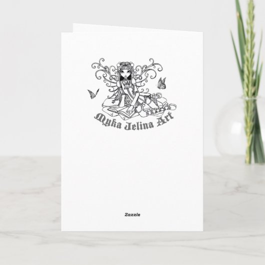 Botercup Snoep Cup Cake Faircard Kaart (Achterkant)