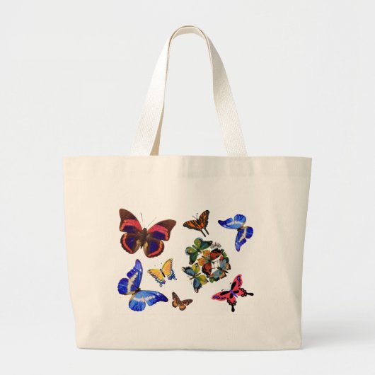 Boterflies Grote Tote Bag (Voorkant)