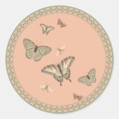 Boterfly Beauties Ronde Sticker (Voorkant)
