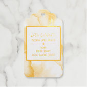 Boterfly Birthday Cadeaulabels (Voorkant)