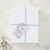 Boterfly Birthday Dank u Label Cadeaulabel (Met Touw)