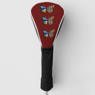 Boterfly bloesems in een Floral Hybrid Golfheadcover
