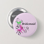 Boterfly Bridesmaid Button (Voorkant /achterkant)