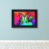 Boterfly Canvass Print (Insitu (Houten vloer))