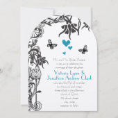 Boterfly Christelijke feiale weddenschap Kaart (Voorkant)