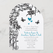 Boterfly Christelijke feiale weddenschap Kaart (Voorkant / Achterkant)