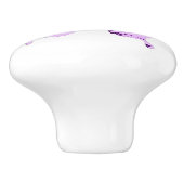 Boterfly Collage Cameo Keramische Knop (Zijkant)