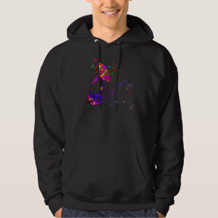 Boterfly Colorful Gramophone Colour Guitars Clas Hoodie