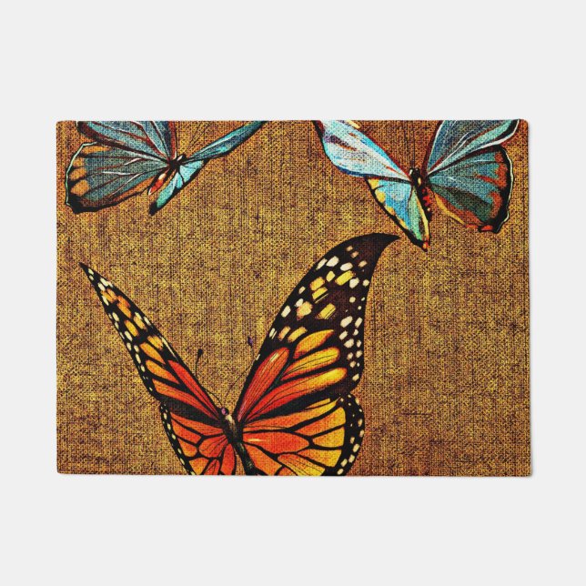 Boterfly Doormat Deurmat (Voorkant)