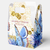 Boterfly Elegant Modern Wedding Favor Box Bedankdoosjes (Geopend)