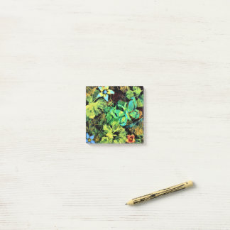 Boterfly en bloem Rodilius Post it Notes
