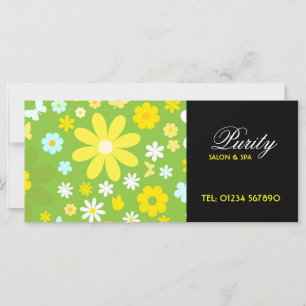 Boterfly en Flowers Rack Kaart Cadeaucertificaat