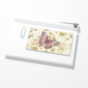 Boterfly en wijnstokken Shabby Chic Calling Cards Contactkaartje