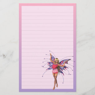 Boterfly Fairy Dancer Stationery Briefpapier