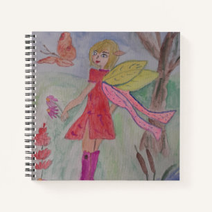 Boterfly Fairy Spiral Notitieboek
