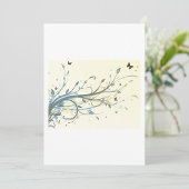 Boterfly Floral Kaart