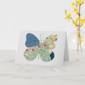 Boterfly  Floral Kaart Series 2 (Gele Bloem)