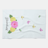 Boterfly Floral Theedoek (Horizontaal)