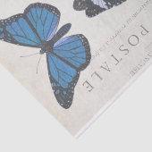 Boterfly  Franse carte Postale ontkoppeling Tissuepapier (Detail)