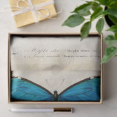 Boterfly  Franse carte Postale ontkoppeling Tissuepapier (Geschenk)
