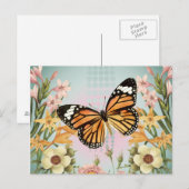 Boterfly Garden-briefkaart Briefkaart (Voorkant / Achterkant)