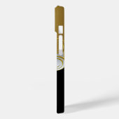 Boterfly Gellow Gold Black Case-Mate iPhone Case (Achterkant / Links)