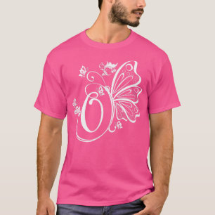 Boterfly Grunge Fairycore Aesthetic Letter o Mono T-shirt