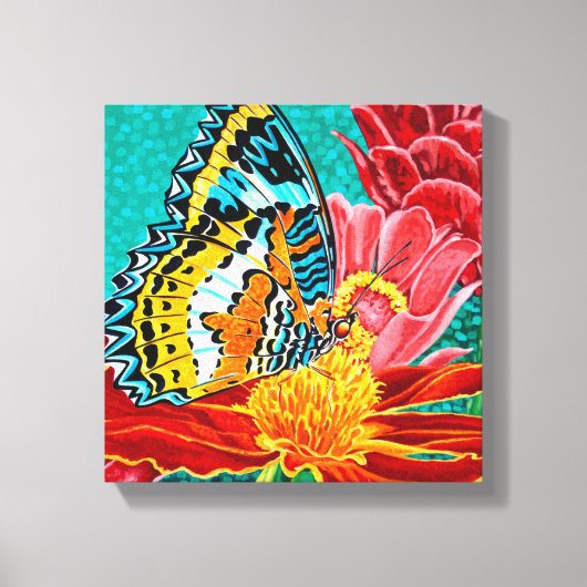 Boterfly I Canvas Afdruk (Voorkant)