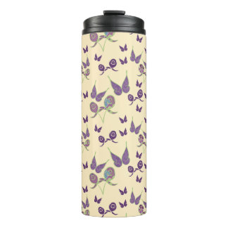 Boterfly Joy in Cream Thermal Tumbler Thermosbeker