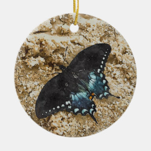 Boterfly-keramisch siermiddel keramisch ornament