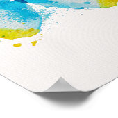 Boterfly Kinder Room Poster Nursery Print (Hoek)