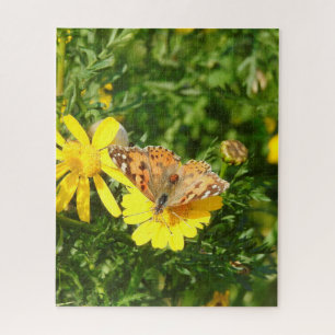 Boterfly kleurige ventilator Puzzle Legpuzzel