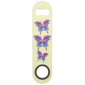 Boterfly kleurrijke Tattoo stijl Speed Flessenopener (Achterkant)