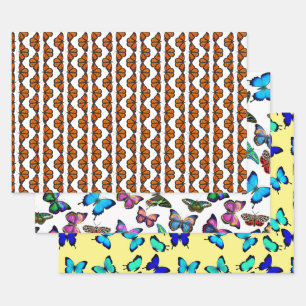 Boterfly Love Wrapping Paper Sheets