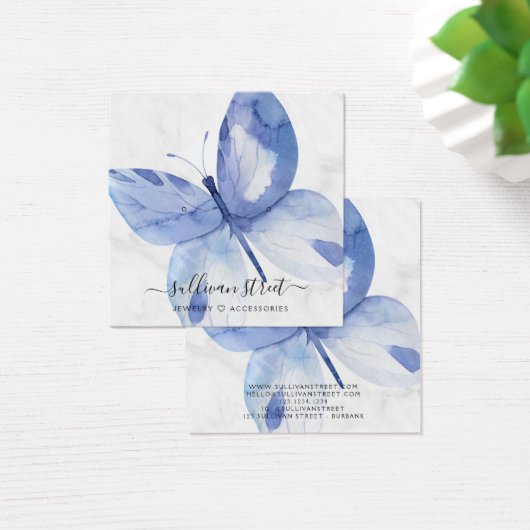 Boterfly marble Earbelt Jewelry Display Kaart (Bureau)