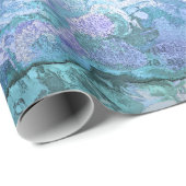 Boterfly  Paars Blauwgroen blauw-Romantisch Cadeaupapier (Rol Hoek)