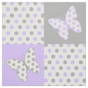 Boterfly Paarse grijze pooldots Stof