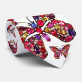 Boterfly  Rhinestone Costume Jewelry Stropdas (Opgerold)