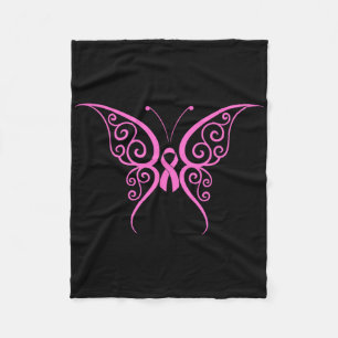 Boterfly roze lint-lint-affectantium fleece deken