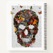 Boterfly Skull Notitieboek (Achterkant)